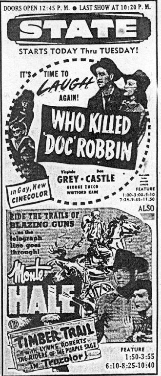 State Theatre - Old Ad (newer photo)